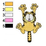 Garfield 48 Embroidery Design